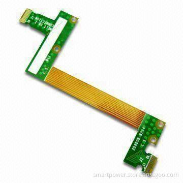 2-layered Rigid-flex PCB with Immersion Gold Surface Finish and PI Flexible Material